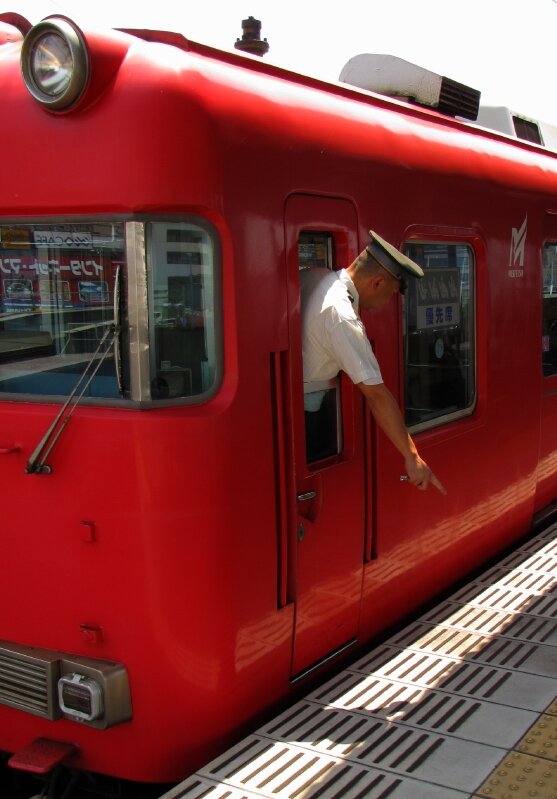 Meitetsu 6000 no shashô 1 'stop'