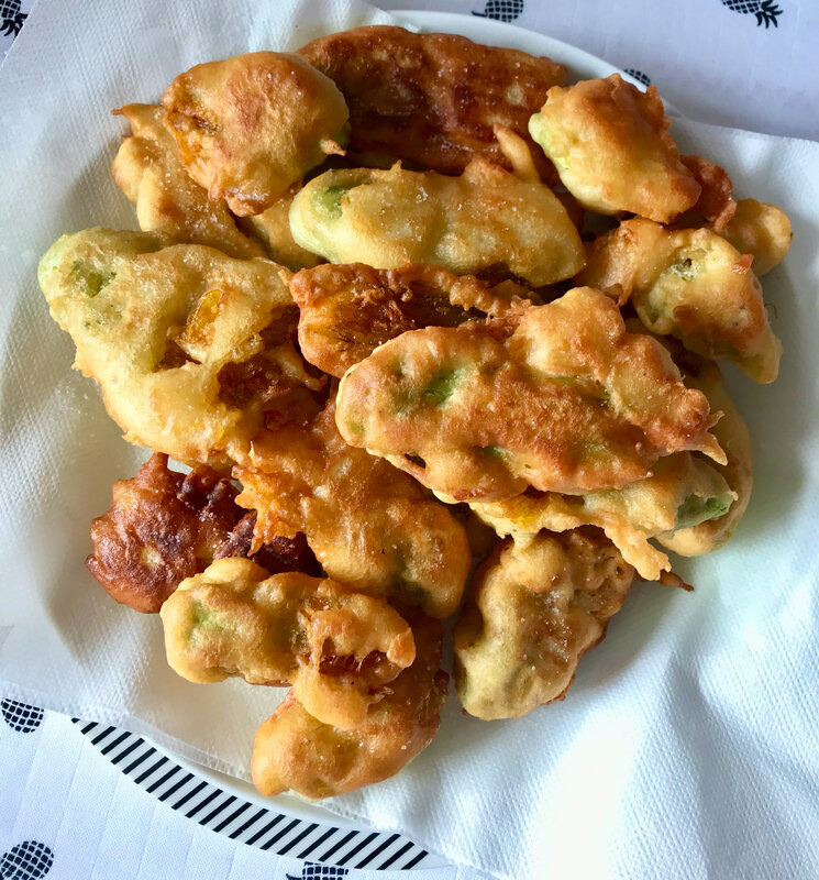 beignets de fleurs de courgettes