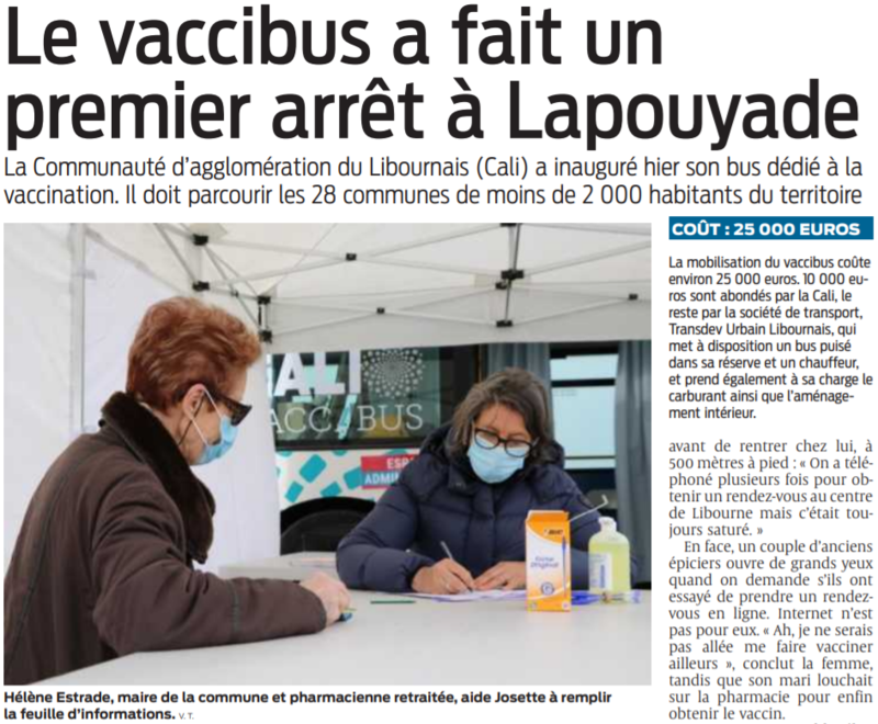 2021 03 12 SO Le vaccibus a fait un premier arrêt à Lapouyade