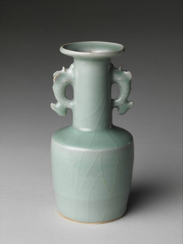 Vase with Dragonfish Handles, 12th–13th century, Southern Song dynasty (1127–1279)