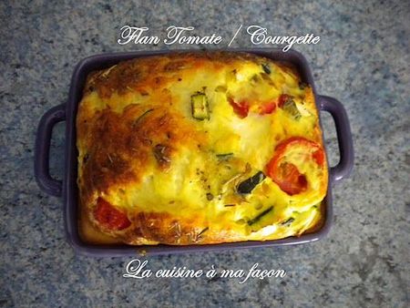 flan tomate courgette