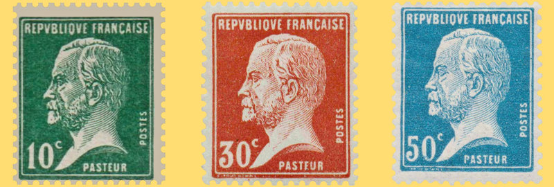 Timbres Pasteur 1923
