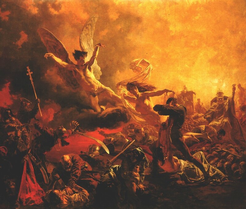 Le-triomphe-du-genie-de-la-destruction_Mihaly-Zichy
