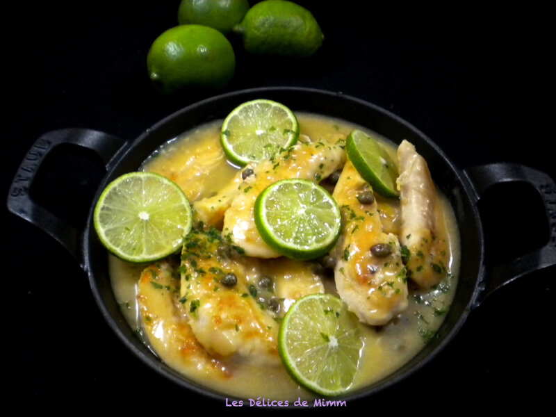 Aiguillettes de poulet au citron vert