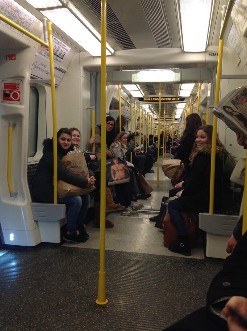 In "the Tube" 