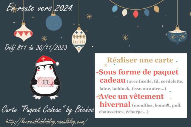 Encart Marathon - Défi 11 - Carte cadeau Beceva - 30-11-2023