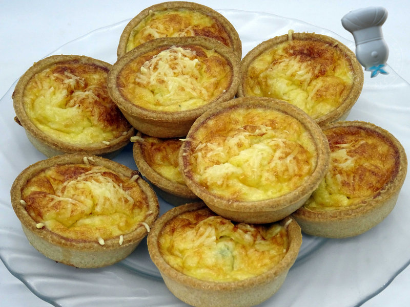 Tartelettes brandade câpres