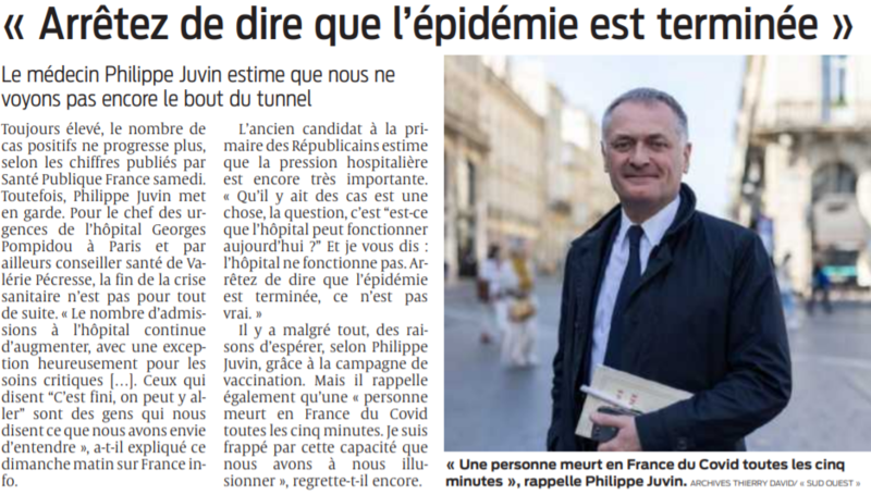 2022 01 31 SO Arrêtez de dire que l'épidémie est terminée