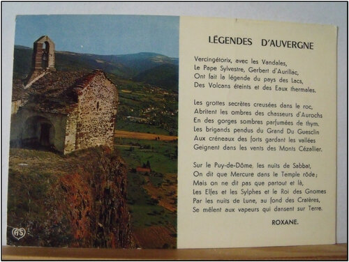 000 - Auvergne légendes - écrite