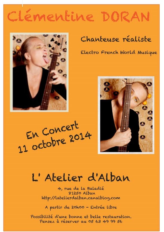 CLEM Affiche concert ALBAN 111014 WEB