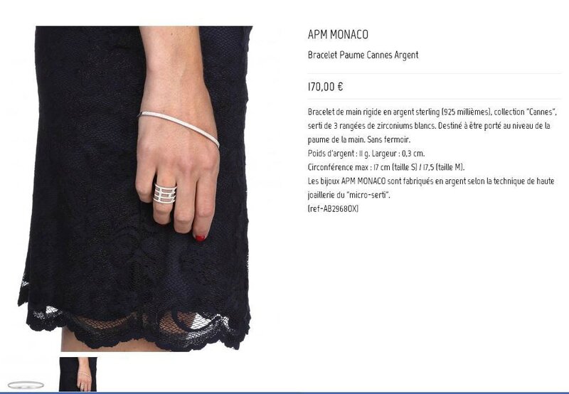 2015 1123 APM Monaco - Bracelet paume