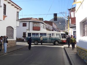 Sucre - La magnifique (encore plus avec ses rues bloquées)