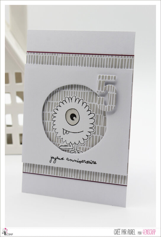 190720 - Carte Joyeux anniversaire - AP A20 - J1 #2_4enscrap