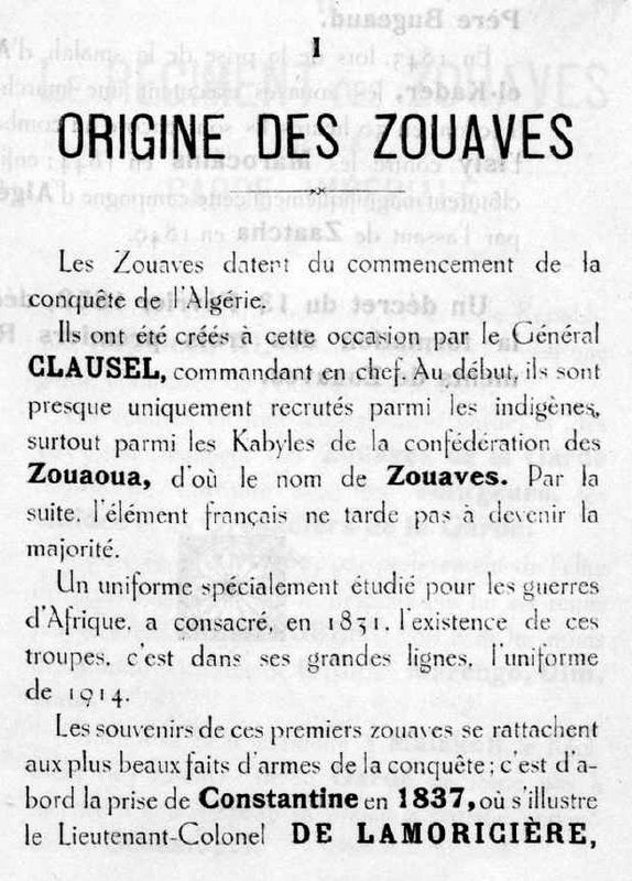 O Zouaves 1