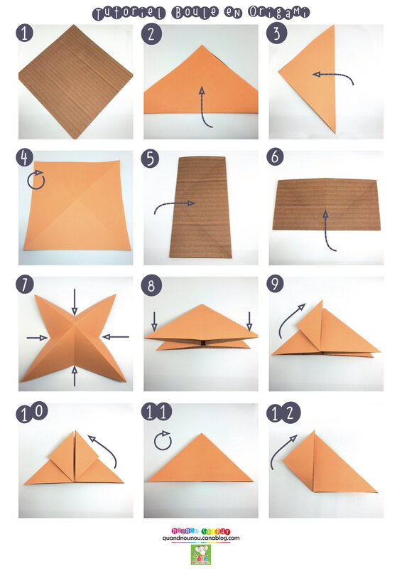 Tuto Boule origami page1