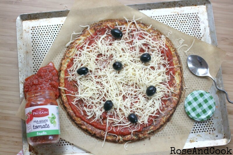 pizza courgettes