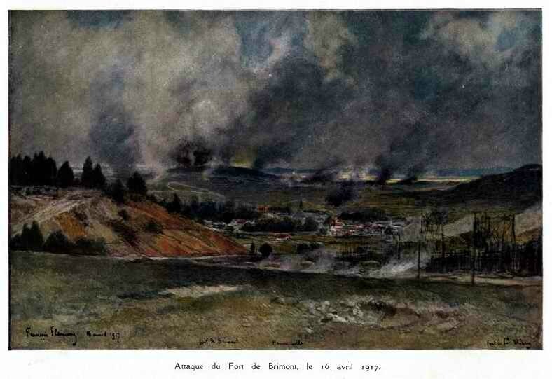 Flameng fort de brimont 1917