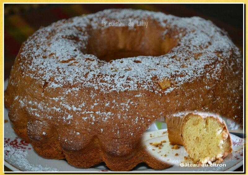 gâteau au citron
