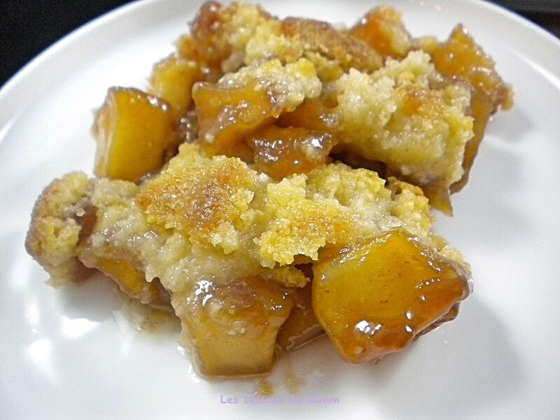 Crumble aux pommes et caramel au beurre salé de Cyril Lignac 4
