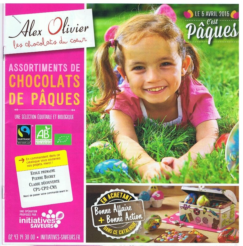 chocolats paques 2015