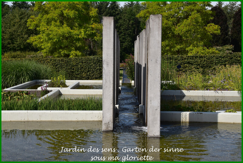 Jardin des sens à Merzig (Allemagne) Garten der Sinne sous ma gloriette