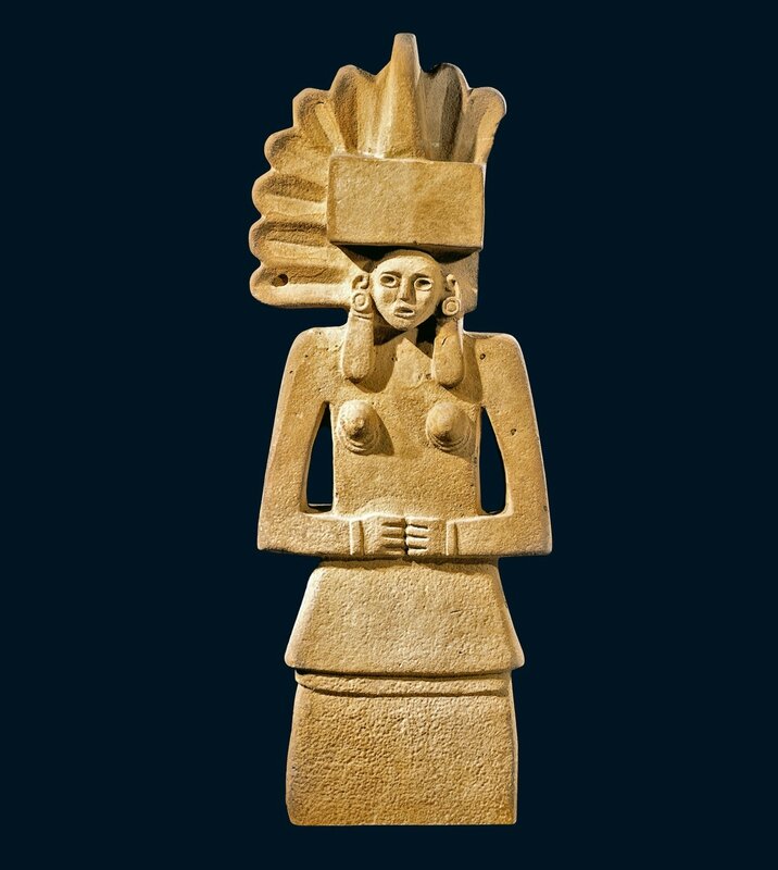 Sculpture of Huastec Goddess