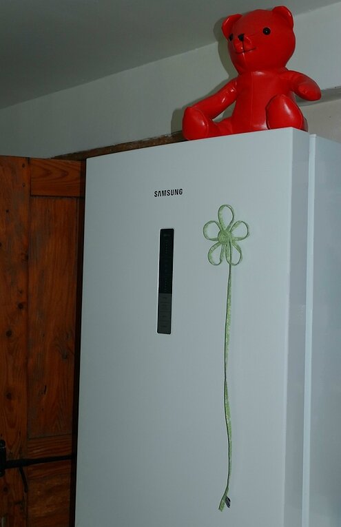 Fleur Aimant sur frigo 