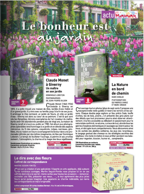 LE BONHEUR EST AU JARDIN - GRAND LIVRE DU MOIS - CATALOGUE MAI 2014