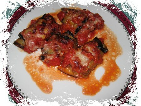 Paupiettes d’aubergine à la mozzarella recettes Paupiettes daubergine