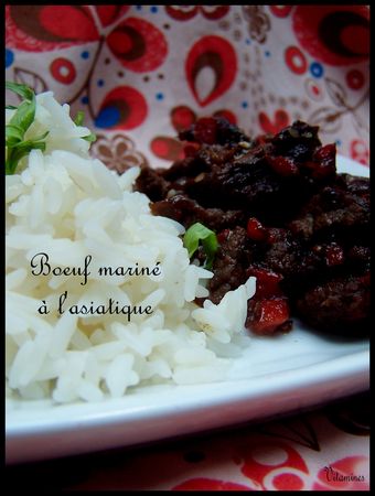 Boeuf mariné à l’asiatique recettes plats Kabsa saudi a la viande