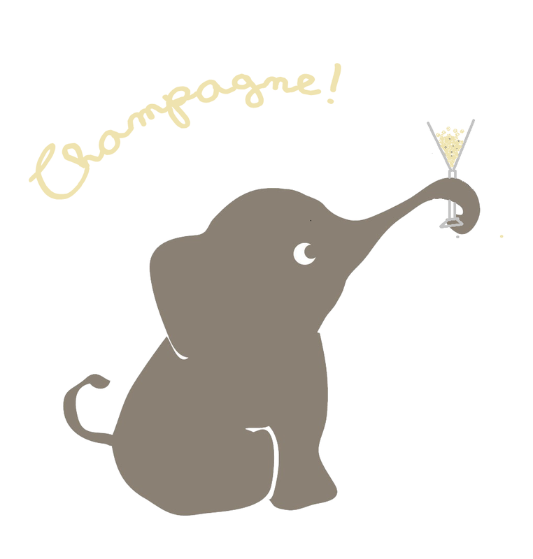 éléphant-champ