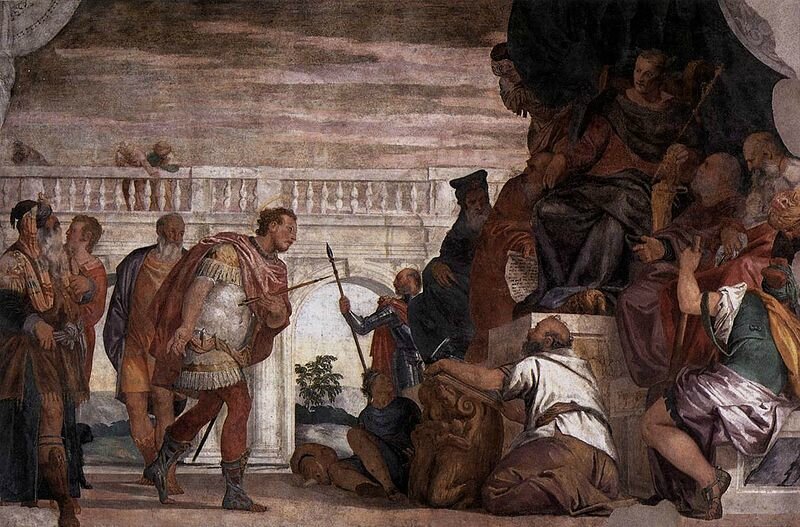 800px-Paolo_Veronese_-_St_Sebastian_Reproving_Diocletian_-_WGA24788