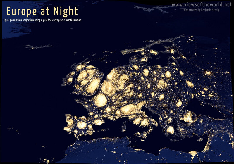Europe la nuit