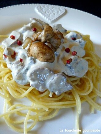 Spaghettis aux champignons 2