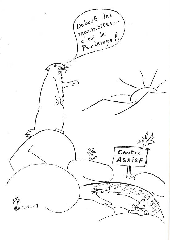 Debout les marmottes, centre Assise