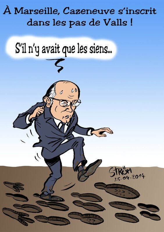 Cazeneuve à Marseille