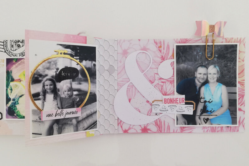 passion scrap - long courrier -les ateliers de Karine - ellesscrap