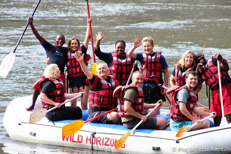 L'équipe du rafting @Blog La Petite Aventure