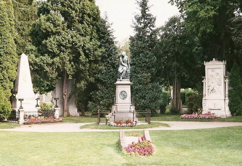 Vienne, cimetière Zentralfriedhof, carré des musiciens
