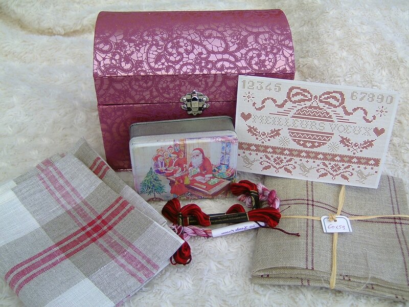 boite et tissu
