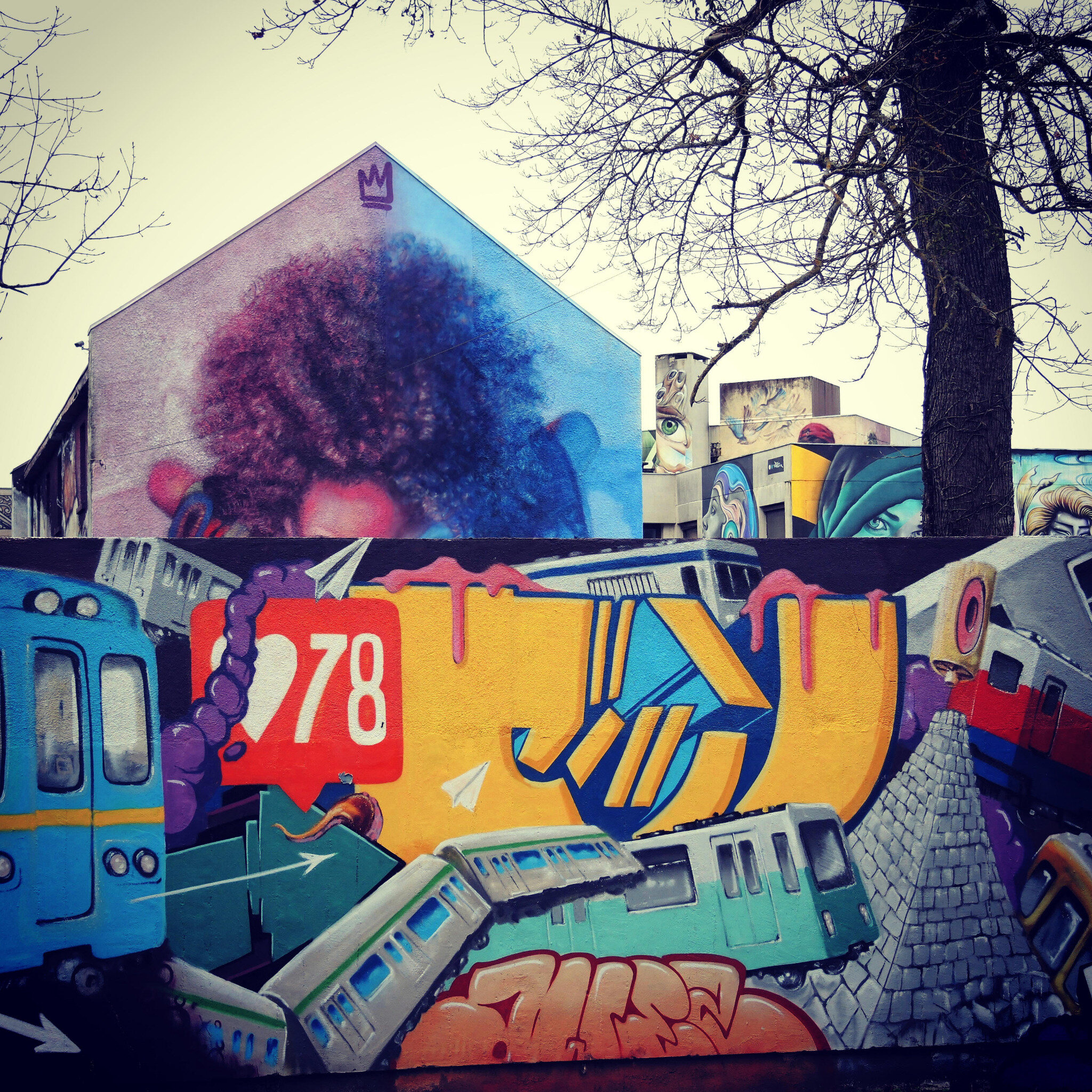 Street art city, mur d'entrée (03)