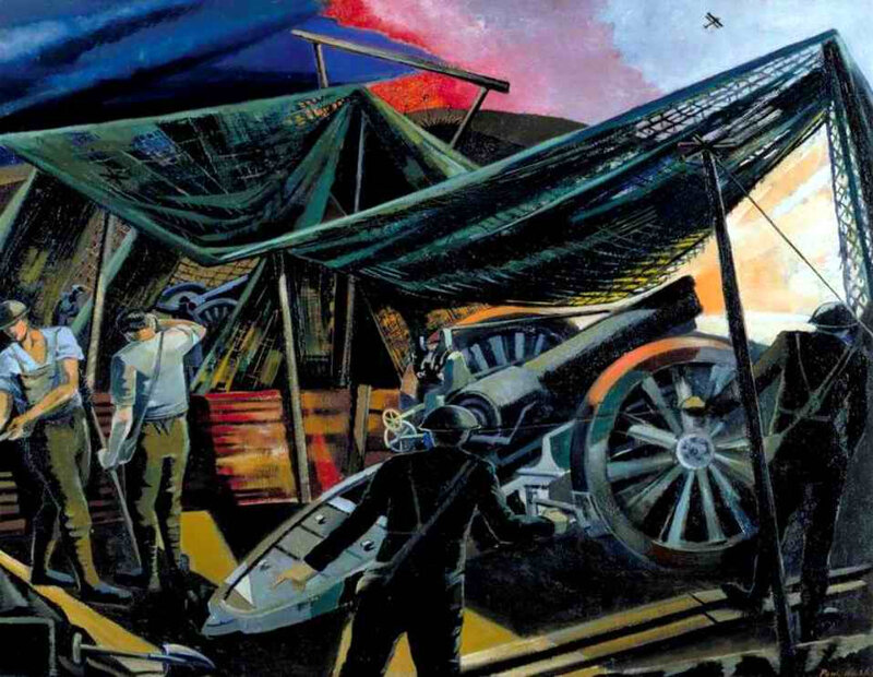Paul Nash artillerie