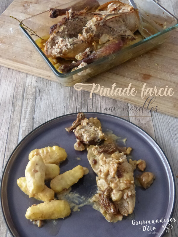 Pintade farcie aux morilles (1)