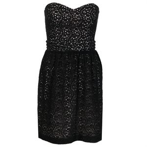 Robe_bustier_dentelle_noire_et_champagne