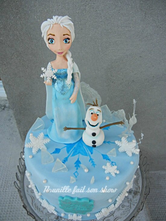 disney frozen cake prunillefee
