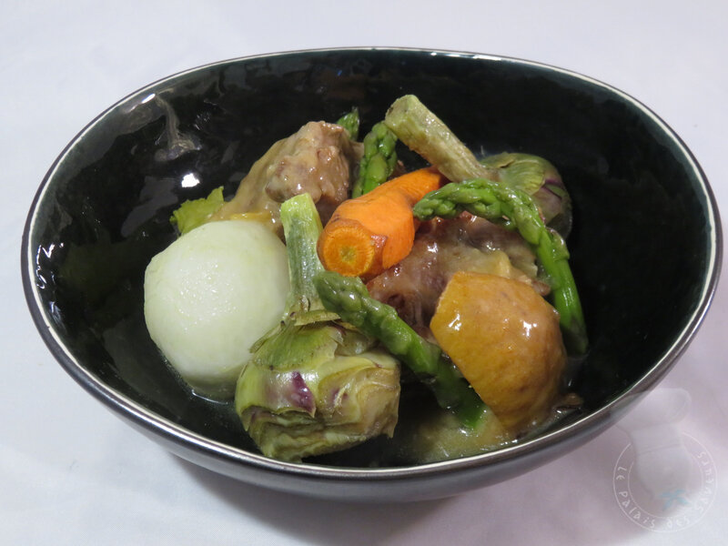 Sauté de veau au citron confit de Menton