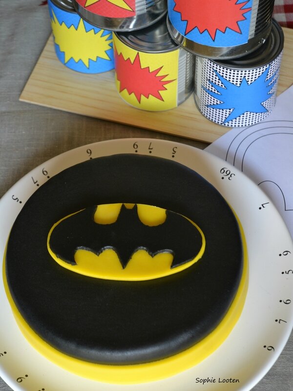 Molly cake au nutella , Logo Batman 3D