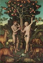 Adam et Ève par Lucas Cranach l'Ancien (1526)