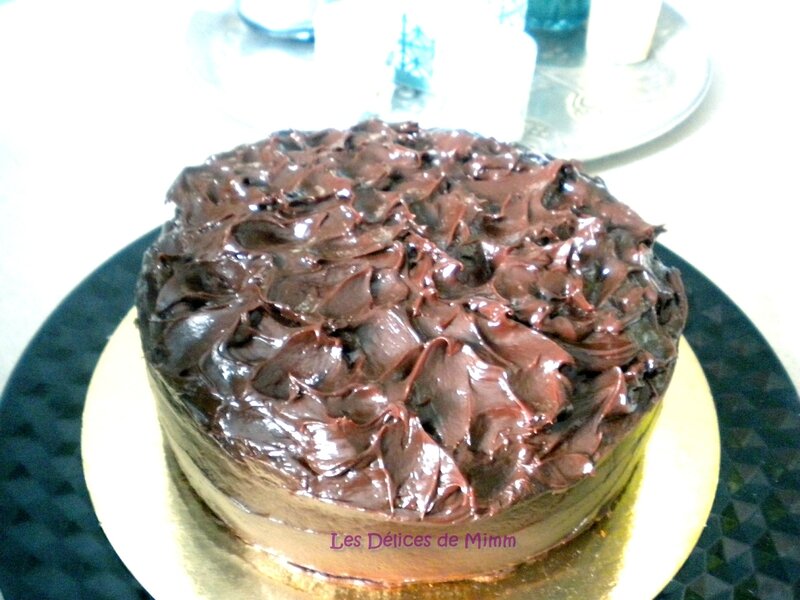 Mud cake et sa ganache aux 2 chocolats 3