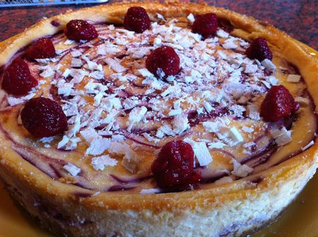 cheesecake chocolat blanc et framboises recettes cheesecake chocolat blanc et framboises